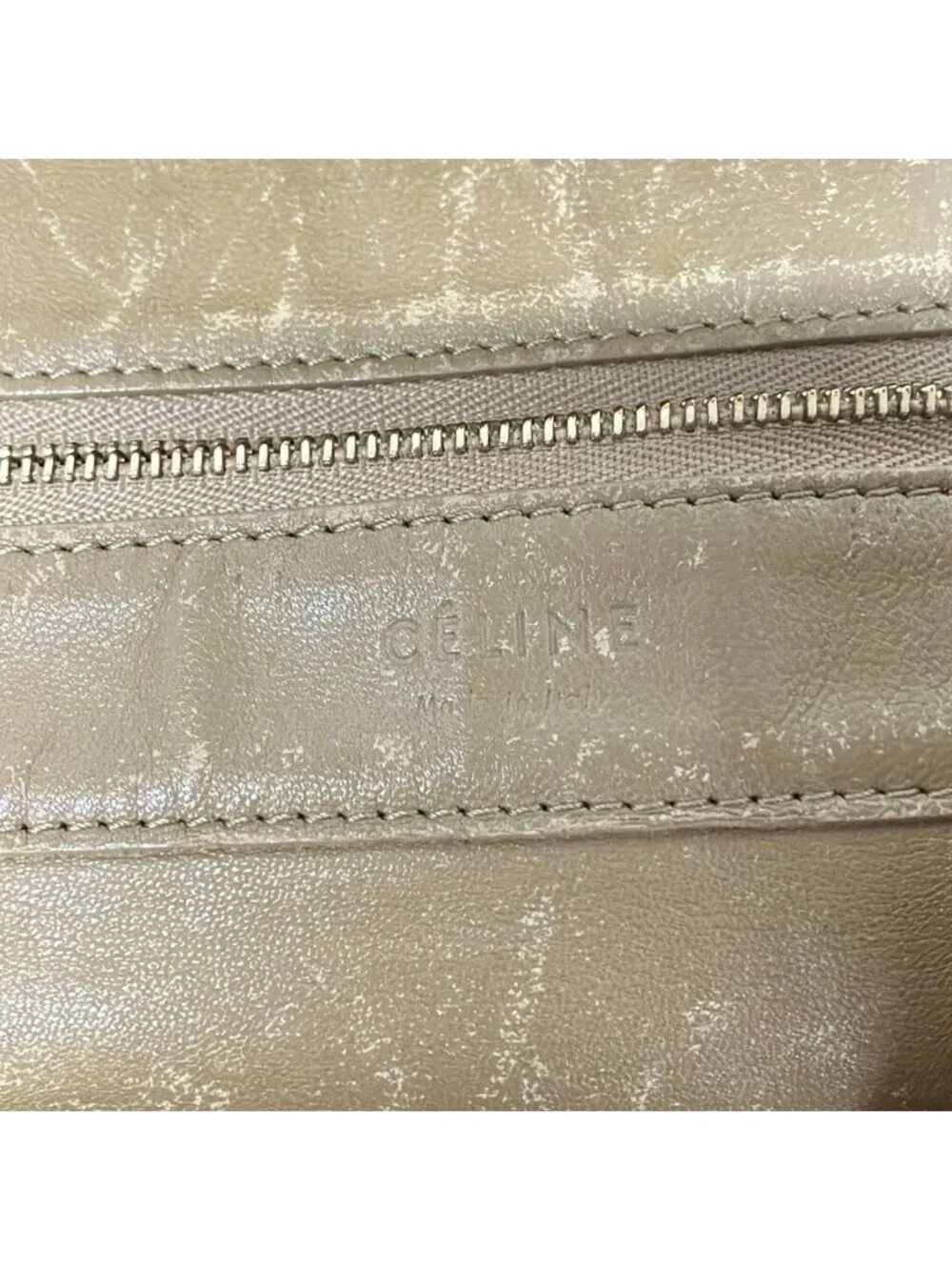 Celine Tote Bag Horizontal Cabas Light Brown Leather